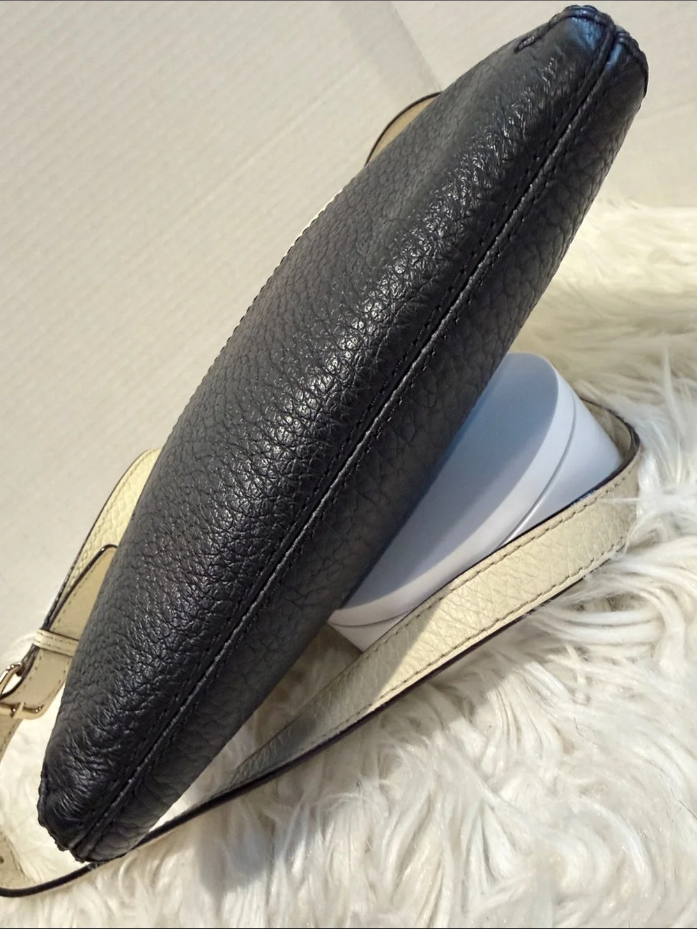 kate spade Southport Avenue Cora Crossbody Bag Colorblock Black Ivory